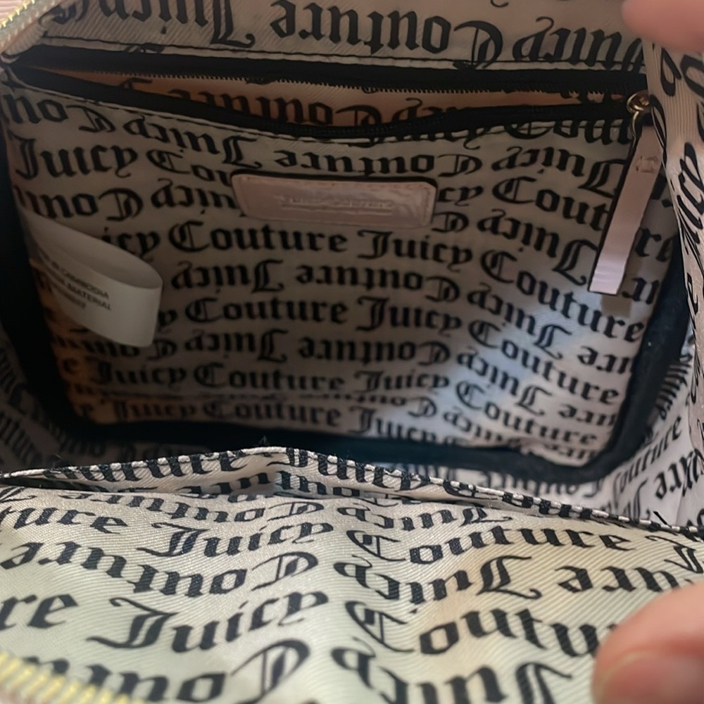 SOLD|| Juicy Couture Pink Mini Backpack with Gold Hardware - Picture 4 of 5